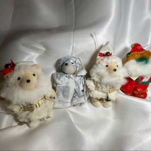 Vintage North American Bear Ornaments (4)